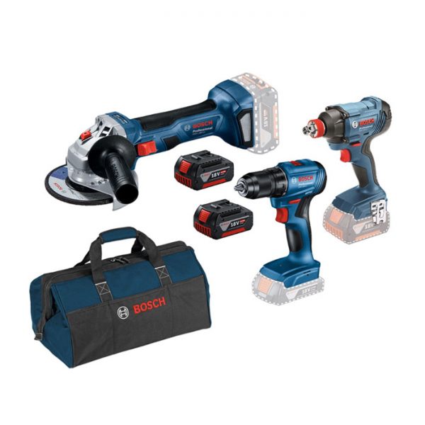 Bosch Aku Set GSR 185Li + GDX 180Li + GWS 180 Li