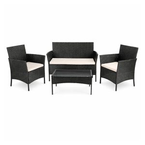 Bastenski Set STAR Crni 3+1 31880
