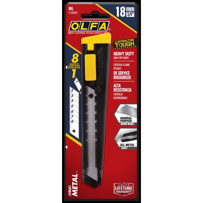 OLFA ML Auto-Lock Metalni Skalpel 18mm4